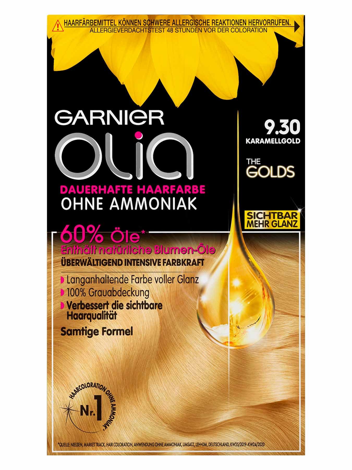 Olia 9.30 Karamell Gold Produktbild